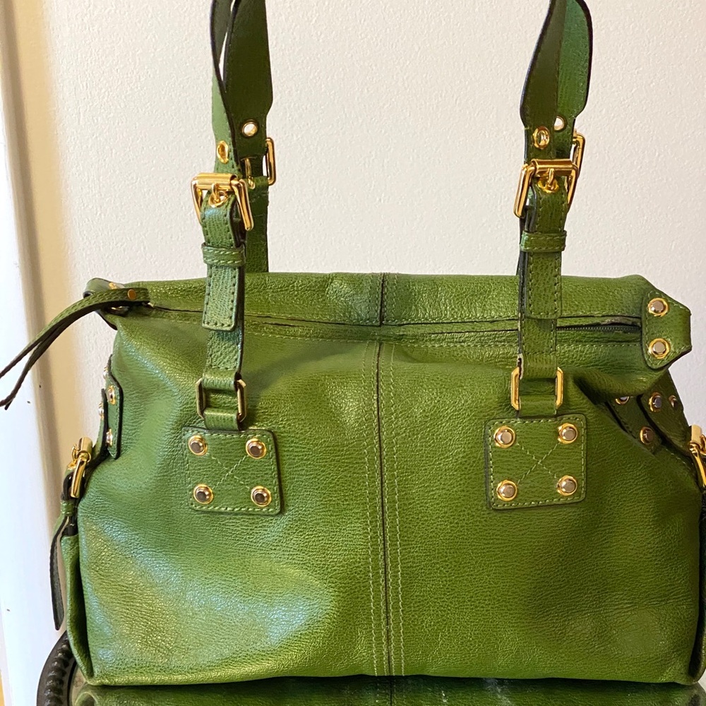 Hype Bag | Green Leather Purse